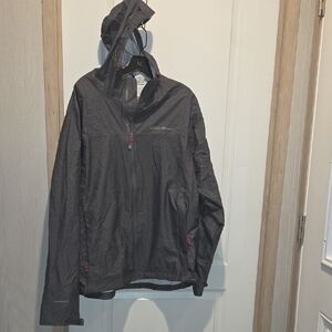 Eddie Bauer Men's Charcoal Raincoat